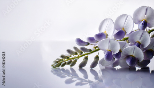 Wisteria flower Generated image