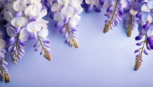 Wisteria flower Generated image