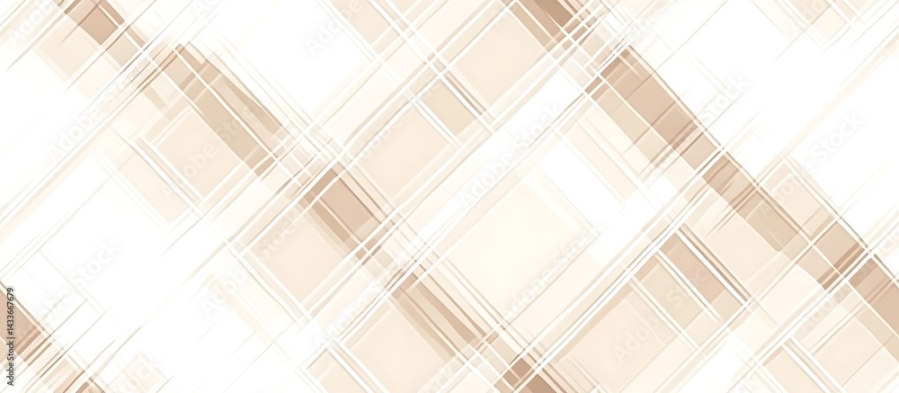 Beige Plaid seamless Pattern on a white background Beige Plaid seamless Pattern on a white background
