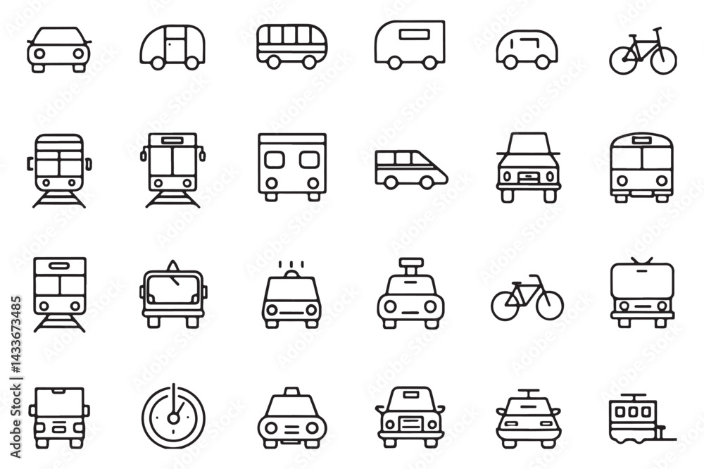 Transportation Line Icons. Editable Stroke. Pixel Perfect. For Mobile and Web. Contains such icons as Truck, Car, Vehicle, Shipping, Sailboat Transportation Line Icons. Editable Stroke. Pixel Perfect. For Mobile and Web. Contains such icons as Truck, Car, Vehicle, Shipping, Sailboat