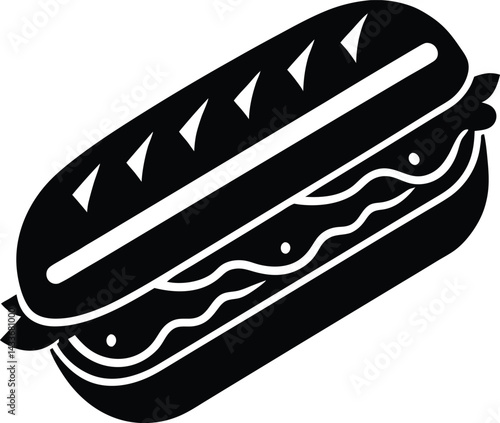 hot dog vector illustration