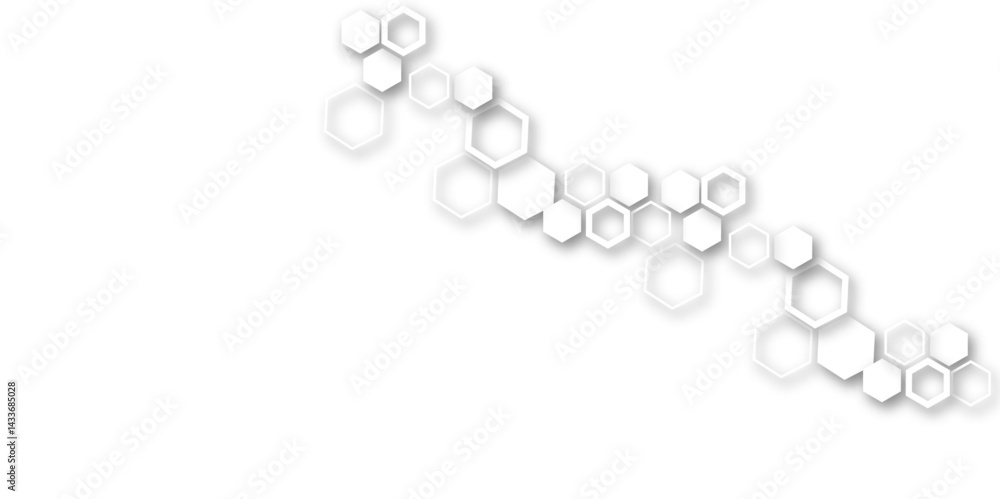 Minimalist High-Tech Concept Featuring a Seamless White and Grey Hexagon Grid Pattern, Perfect for Backgrounds, Web Design, and Innovative Digital Illustrations Minimalist High-Tech Concept Featuring a Seamless White and Grey Hexagon Grid Pattern, Perfect for Backgrounds, Web Design, and Innovative Digital Illustrations
