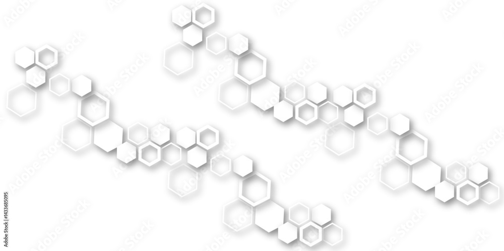 Minimalist High-Tech Concept Featuring a Seamless White and Grey Hexagon Grid Pattern, Perfect for Backgrounds, Web Design, and Innovative Digital Illustrations Minimalist High-Tech Concept Featuring a Seamless White and Grey Hexagon Grid Pattern, Perfect for Backgrounds, Web Design, and Innovative Digital Illustrations