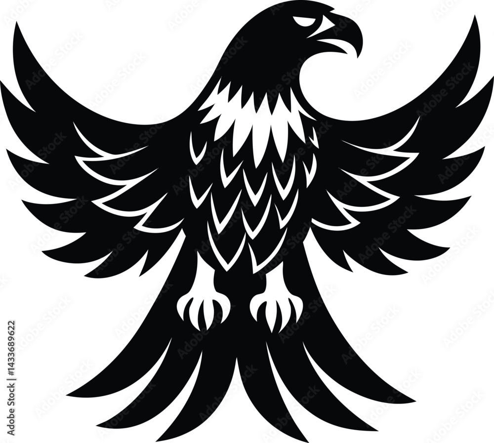 Obraz premium eagle vector illustration