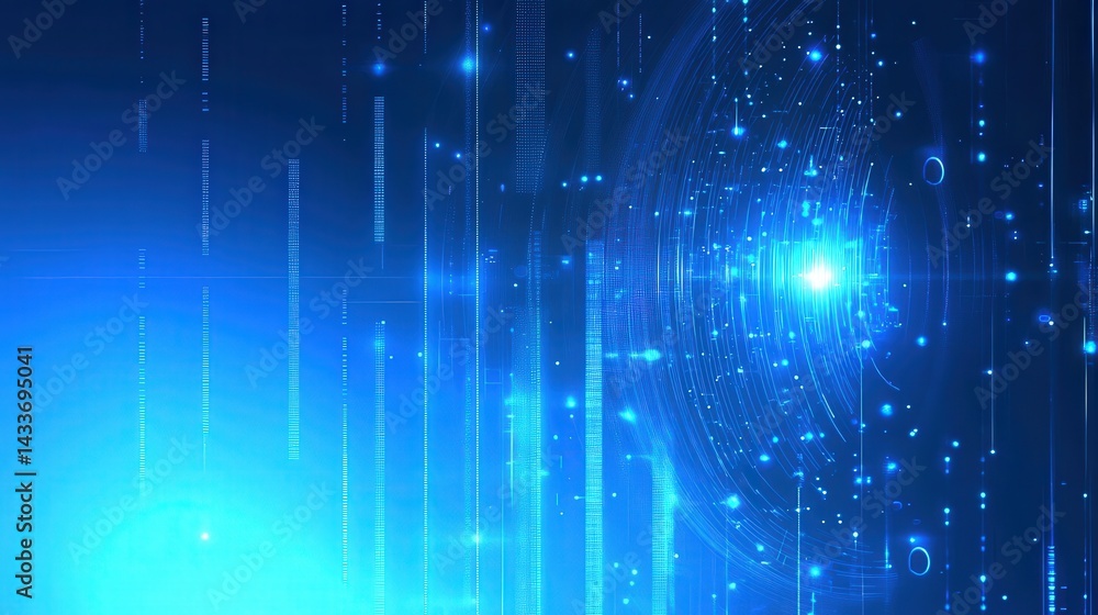 Abstract Digital Network Background