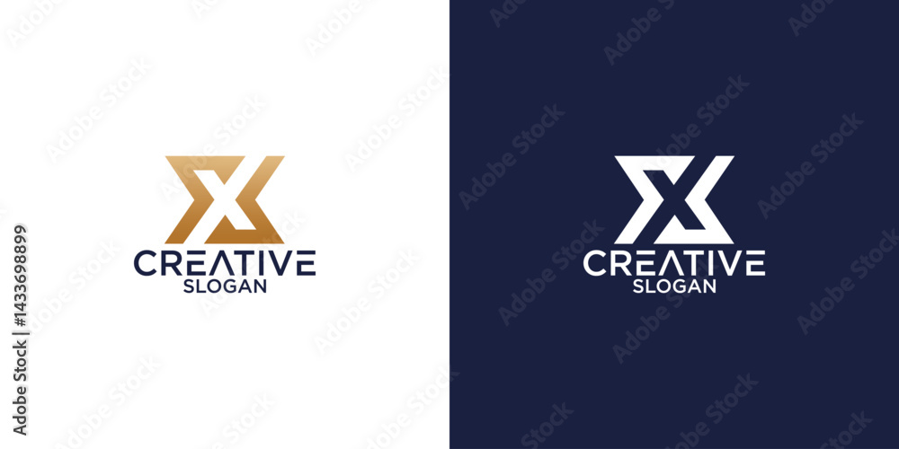 letter x monogram logo vector design letter x monogram logo vector design