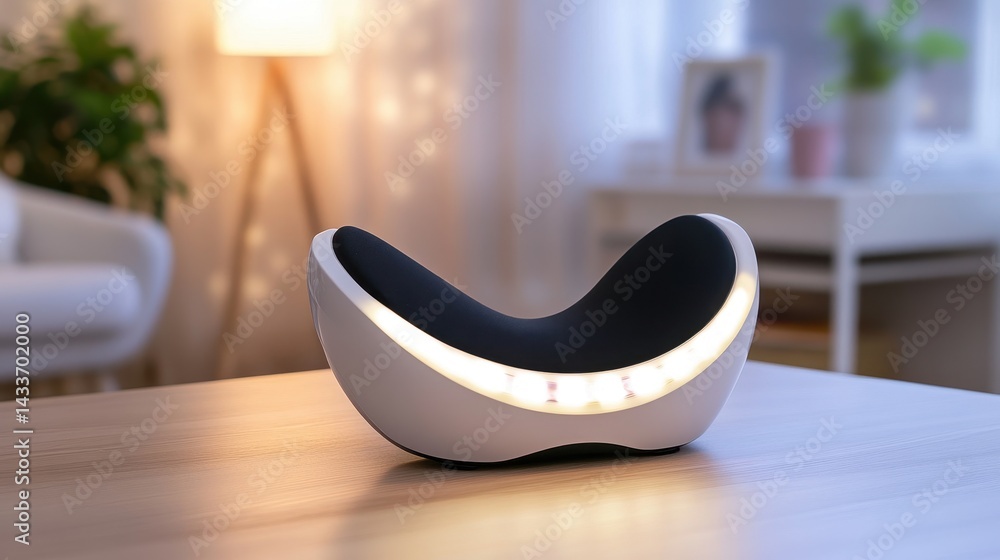 Modern Home Decor with Elegant Soft-Sculpted LED Table Lamp