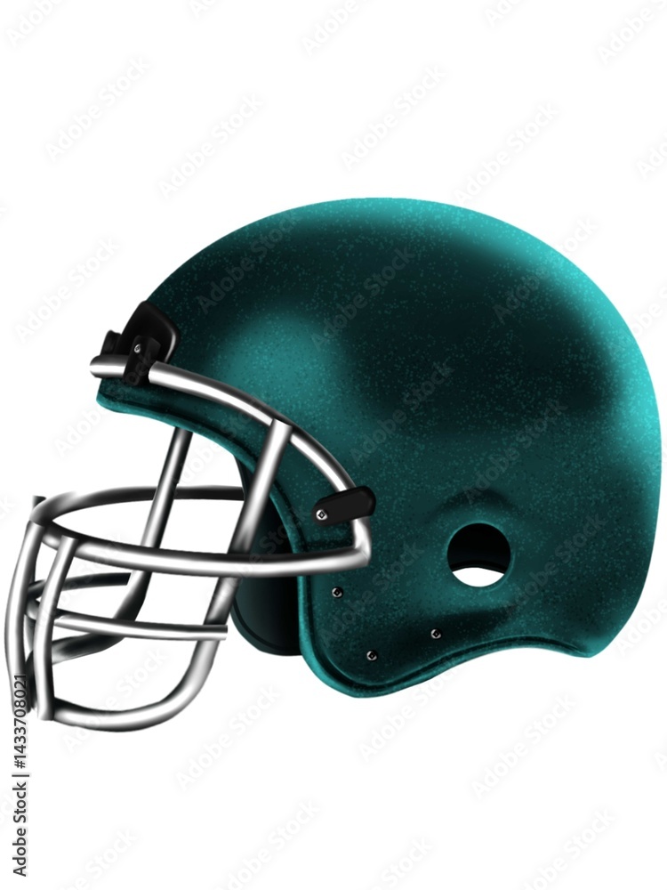 Naklejka premium american football helmet
