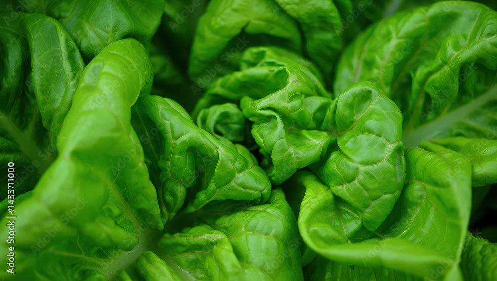 A close-up view of fresh green leafy vegetables, possibly arugula or lettuce, with visible veins and textures. A close-up view of fresh green leafy vegetables, possibly arugula or lettuce, with visible veins and textures.