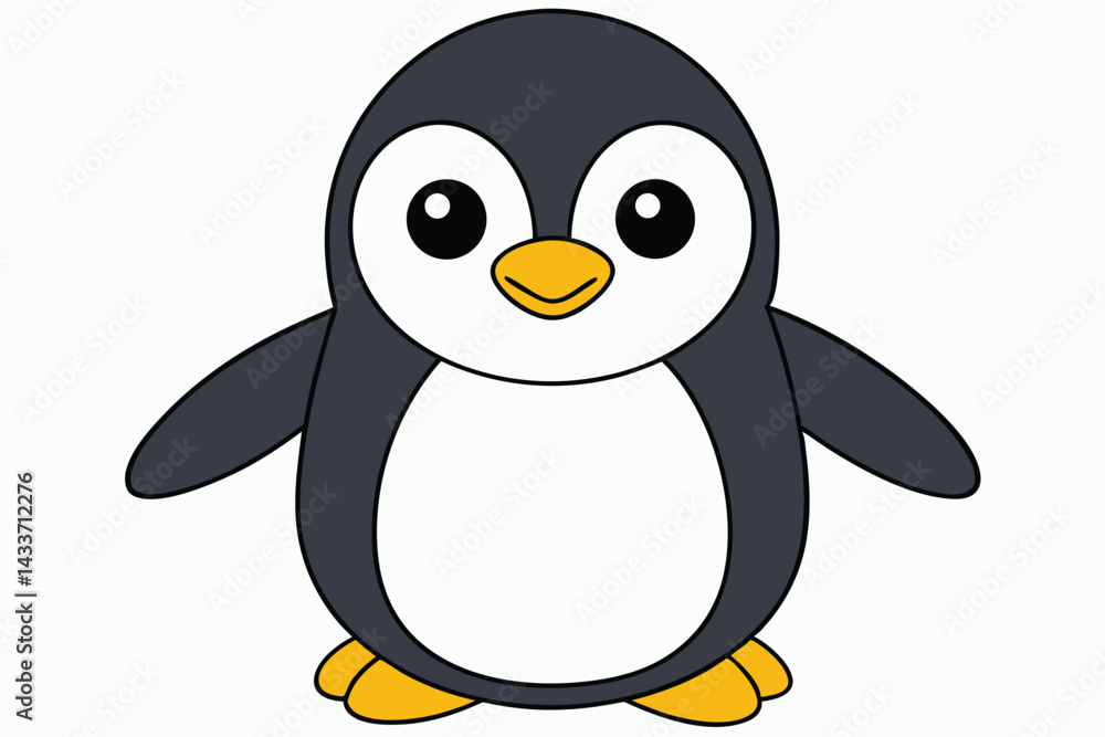 Obraz premium penguin on a white background.