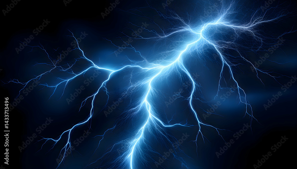 Electric Bolt: A stunning visual of a vibrant electric bolt against a deep, encompassing darkness, evoking power and natural energy. Electric Bolt: A stunning visual of a vibrant electric bolt against a deep, encompassing darkness, evoking power and natural energy.