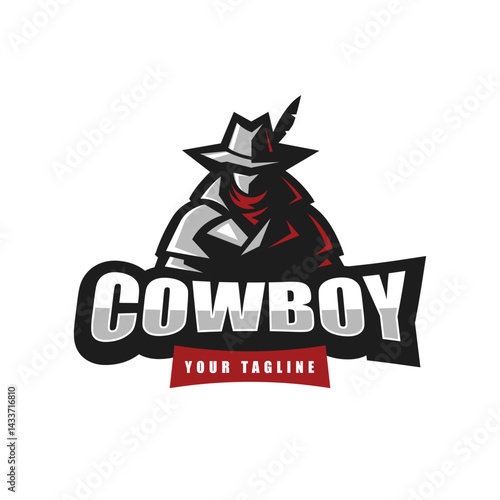 Cowboy or Cool bandit logo design