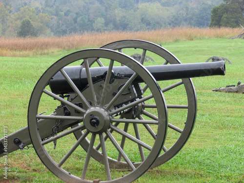Old Cannon at the Manassas Civil War Battlefield