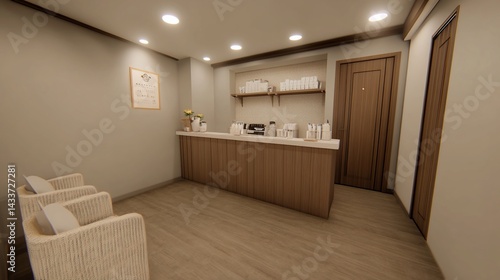 Modern salon interior design