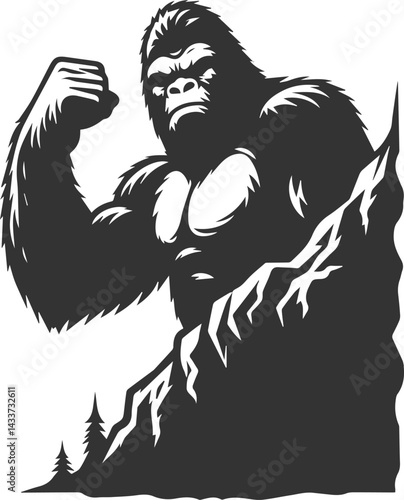 Bigfoot silhouette