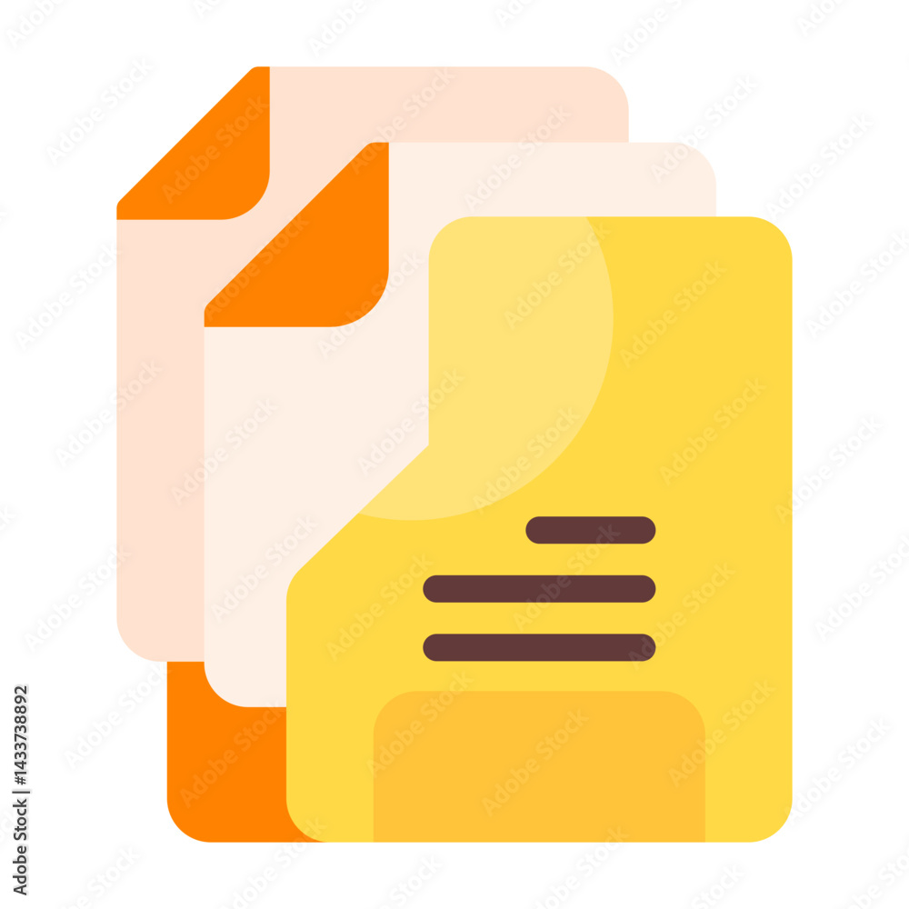 Document Folder Icon Document Folder Icon