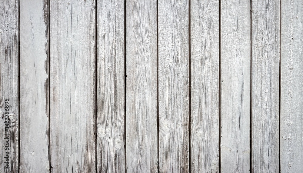 Fototapeta premium wood wall painted weathered white vintage white wood plank background old white wooden wall