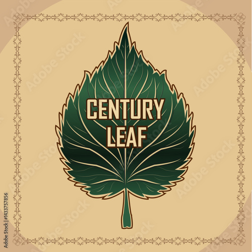 century leaf design for all uses
