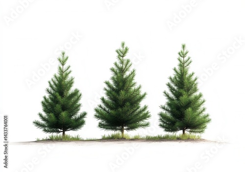green pine tree