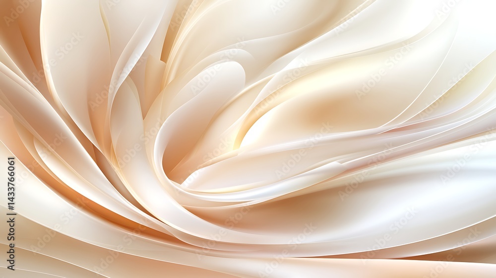 Obraz premium Beige Swirling Abstract Background.