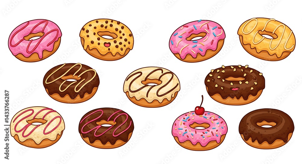 Glazed Dreams: A Donut Symphony AI Generated Glazed Dreams: A Donut Symphony AI Generated