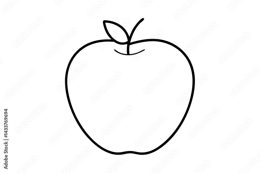 Minimalist Apple Line Art – Simple Fruit Icon for Education and Health Designs
Minimalist Apple Line Art – Simple Fruit Icon for Education and Health Designs