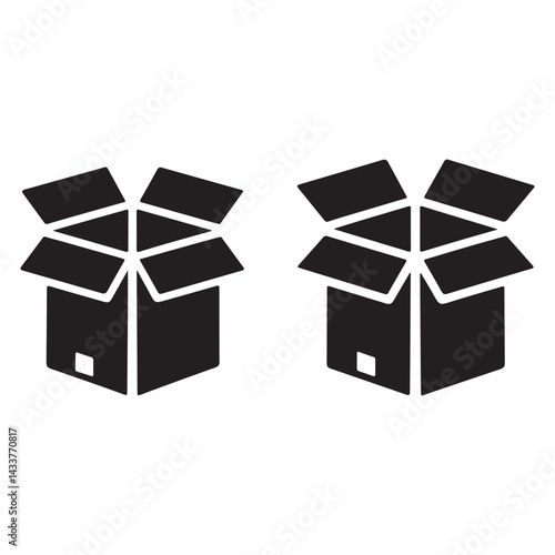 Open box icon twins