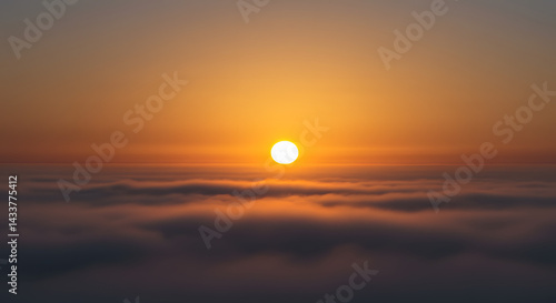 Wallpaper Mural Sun Rising Above Cloudscape at Dawn Inspiring Sky View Torontodigital.ca