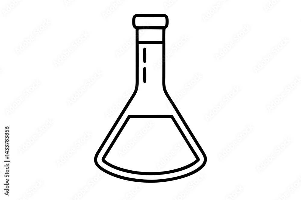 Minimal Lab Flask Line Art – Simple Chemistry and Science Symbol in Outline Style
Minimal Lab Flask Line Art – Simple Chemistry and Science Symbol in Outline Style