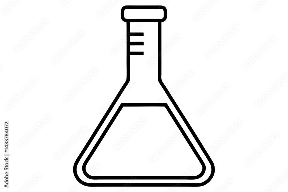 Minimal Lab Flask Line Art – Simple Chemistry and Science Symbol in Outline Style
Minimal Lab Flask Line Art – Simple Chemistry and Science Symbol in Outline Style