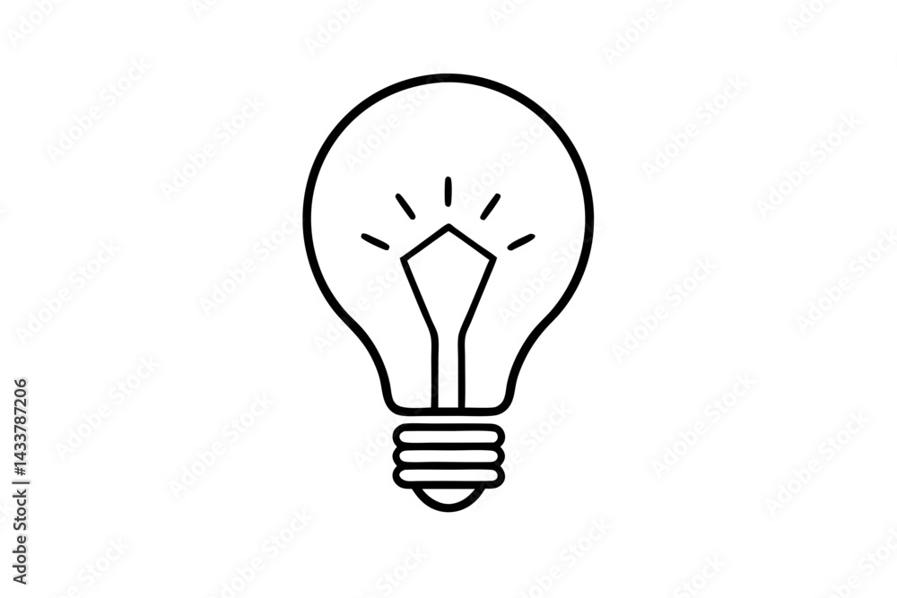 Minimal Lightbulb Line Art – Simple Innovation and Idea Symbol in Outline Style
Minimal Lightbulb Line Art – Simple Innovation and Idea Symbol in Outline Style