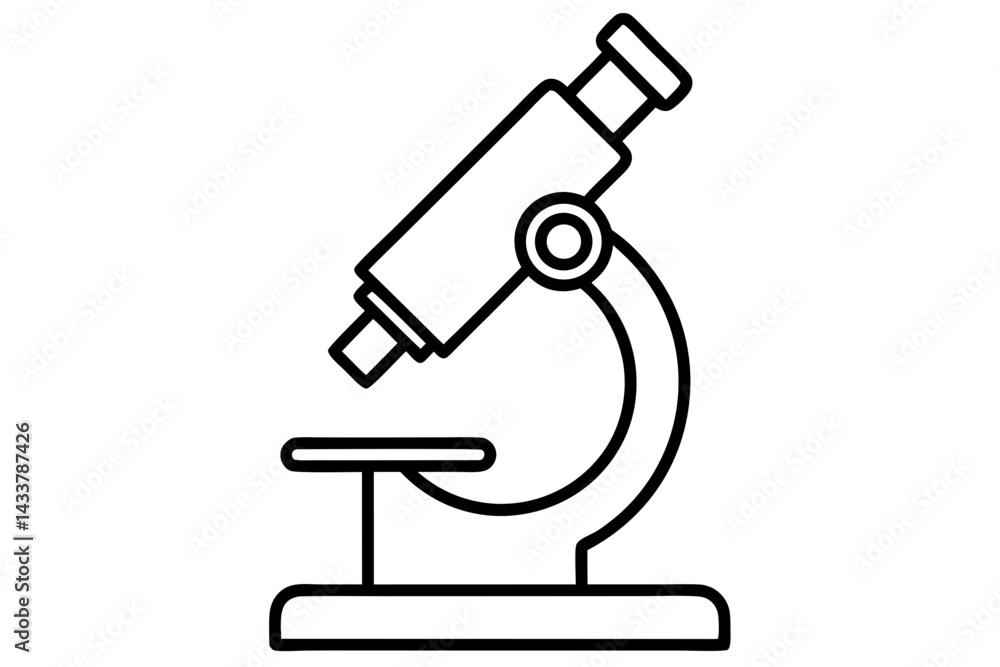 Minimal Microscope Line Art – Simple Science and Laboratory Icon in Outline Style
Minimal Microscope Line Art – Simple Science and Laboratory Icon in Outline Style
