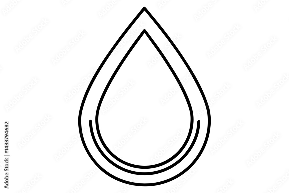 Minimal Water Droplet Line Art – Simple Hydration & Nature Symbol in Outline Style
Minimal Water Droplet Line Art – Simple Hydration & Nature Symbol in Outline Style