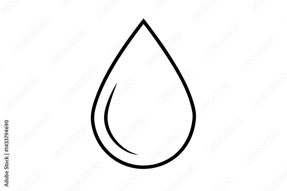 Minimal Water Droplet Line Art – Simple Hydration & Nature Symbol in Outline Style
Minimal Water Droplet Line Art – Simple Hydration & Nature Symbol in Outline Style