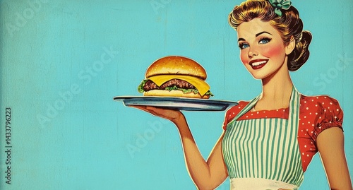 1950s concept of happiness and home cooking.