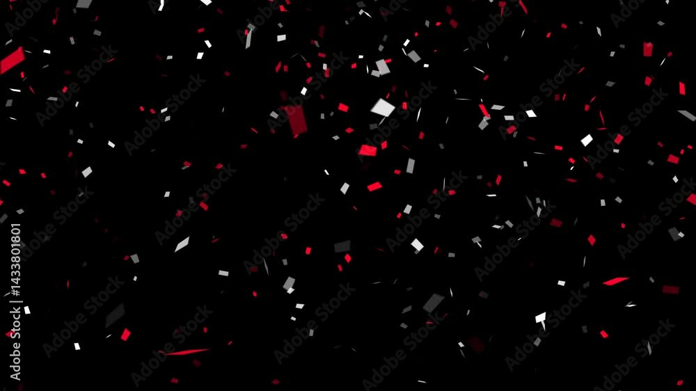 red and white confetti rain isolated alpha channel animation,black friday big sale shopping social media motion design element red and white confetti rain isolated alpha channel animation,black friday big sale shopping social media motion design element