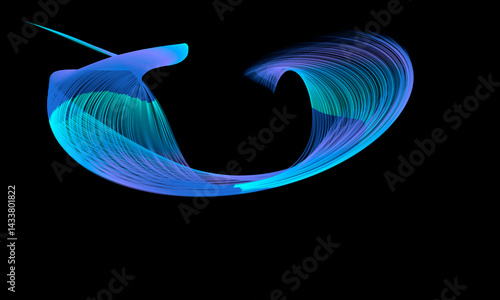 Obraz na płótnie Cosmic abstract background. Colorful smoke, ink water, pattern universe. Abstract color divine blue w salonie