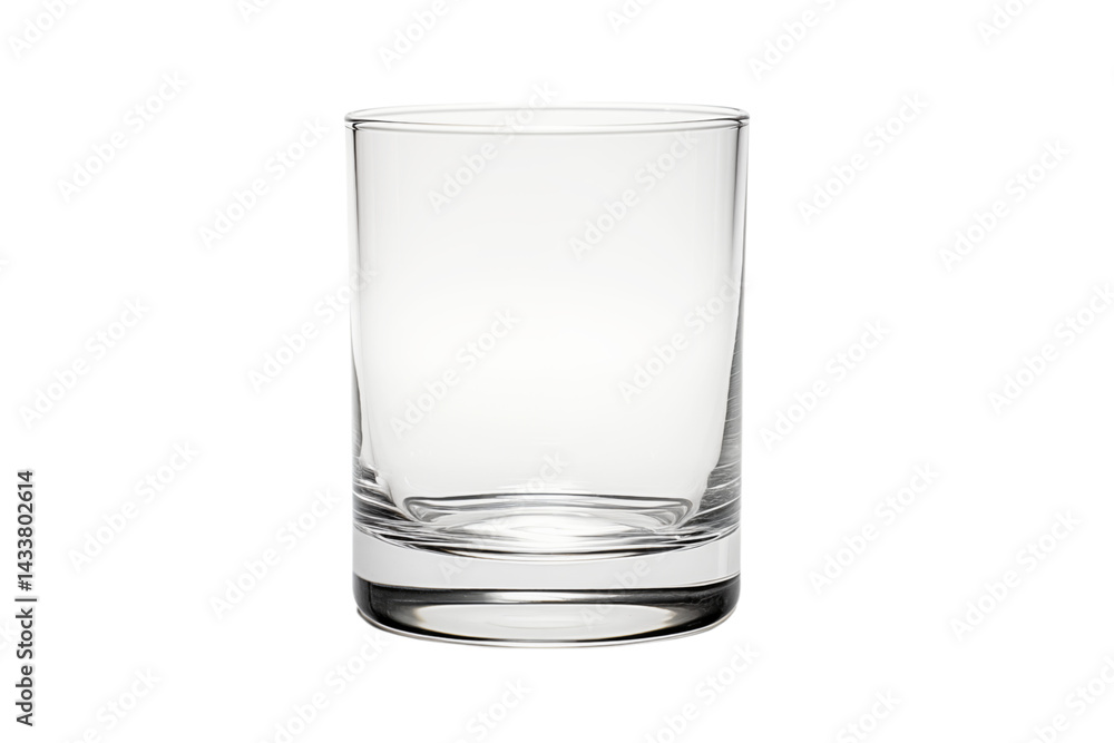 custom made wallpaper toronto digitalA simple clear glass tumbler isolated on a transparent background in a studio setting with soft lighting png