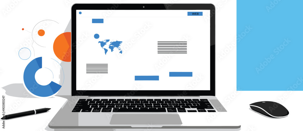 Web Development_Laptop and Tablet Mockup_Digital Marketing Analytics_World Map Design_Modern Tech Devices_Business Presentation Concept_Online Strategy_Data Visualization_Technology Web Development_Laptop and Tablet Mockup_Digital Marketing Analytics_World Map Design_Modern Tech Devices_Business Presentation Concept_Online Strategy_Data Visualization_Technology