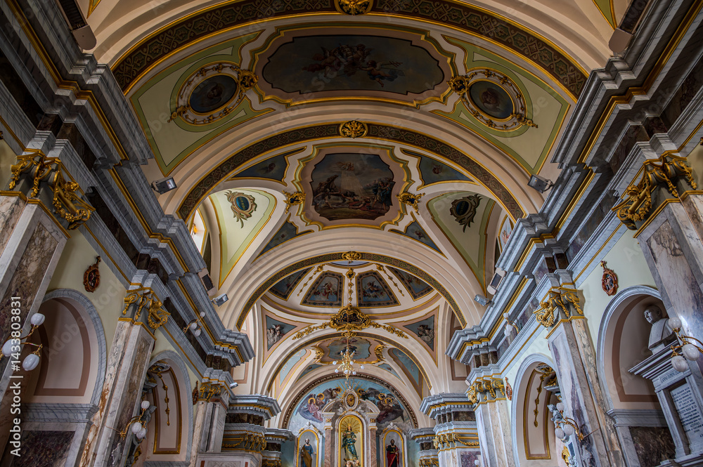 Fototapeta premium Frosolone, Molise. Church of San Pietro Apostolo 2025