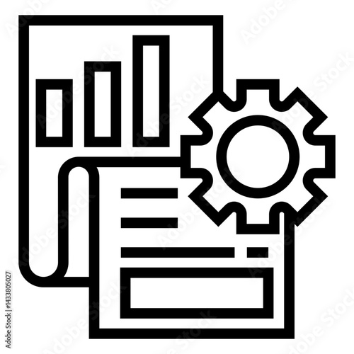 quantitative analyst  vector icon