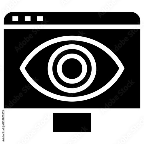 data spying vector icon