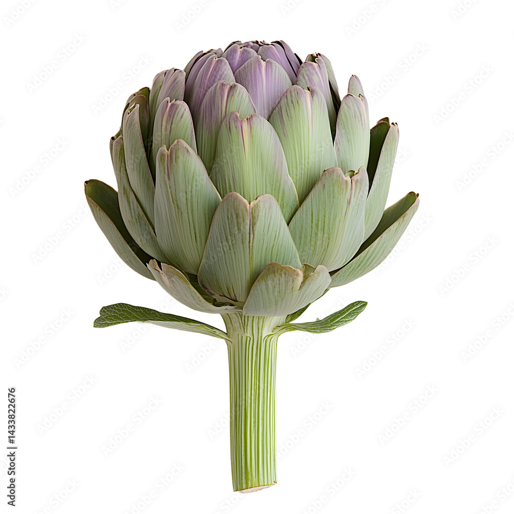 Fototapeta premium artichoke photo on white background