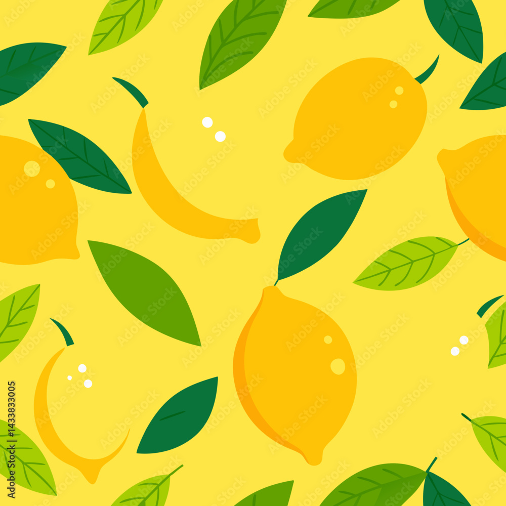 seamless pattern with lemons seamless pattern with lemons