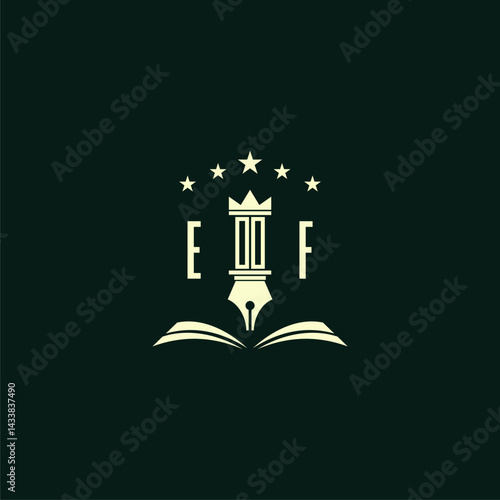 initials design modern legal attorney law firm lawyer advocate consultancy business logo vector