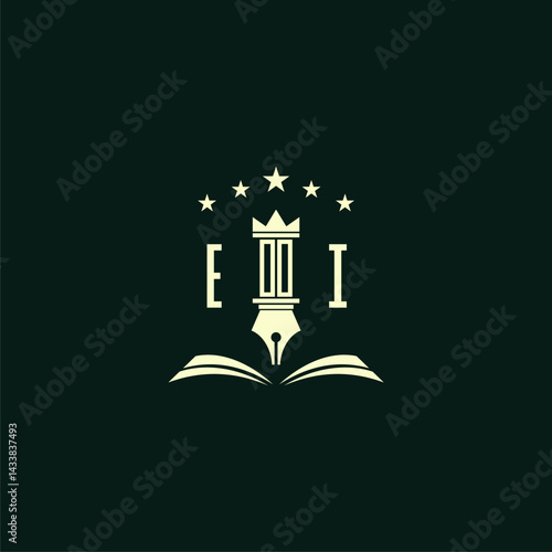 initials design modern legal attorney law firm lawyer advocate consultancy business logo vector