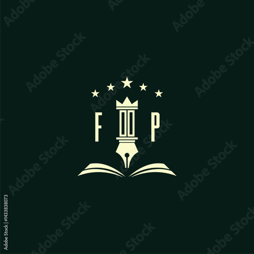 initials design modern legal attorney law firm lawyer advocate consultancy business logo vector