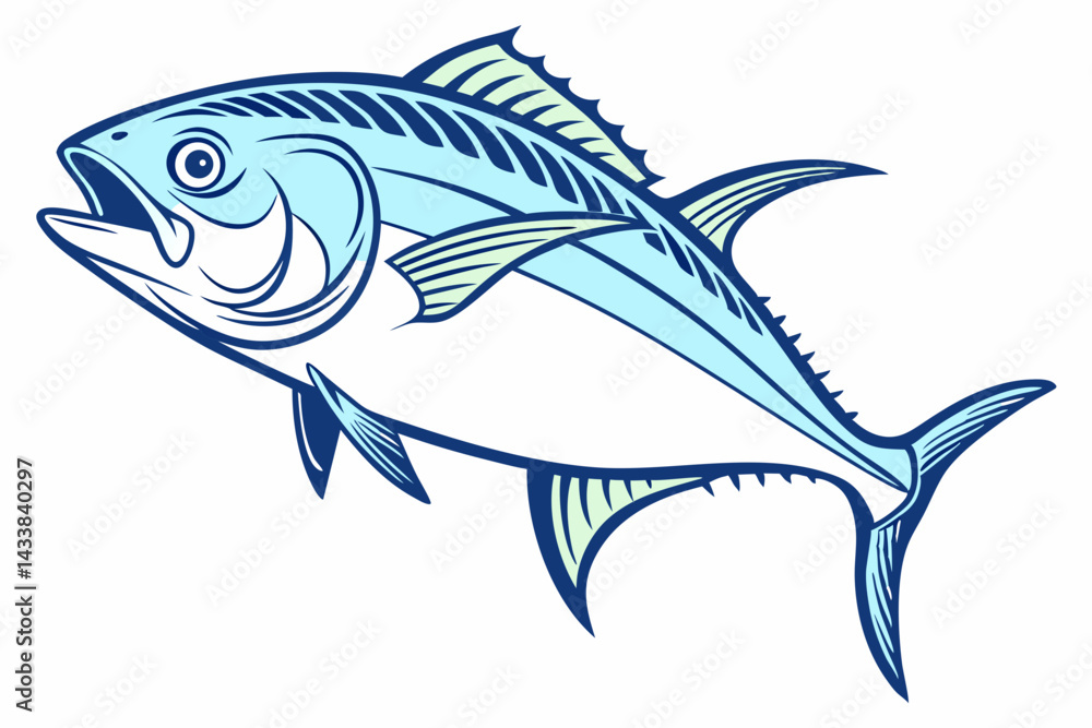 Obraz premium fish vector illustration
