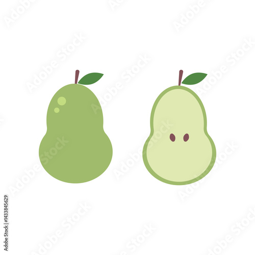 洋ナシのイラスト