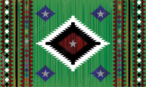 christmas seamless pattern. spice up your ranch floor with bold geometric pattern on this premium rug.
